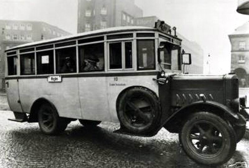 1925 Büssing omnibus Baydekarte