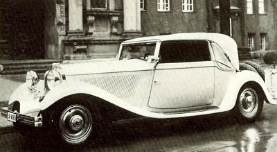 1932 NAG 212 Cabriolet, which was fitted with a 4540cc V8 engine