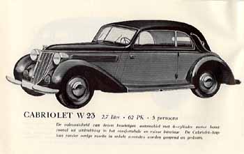 1938 Wanderer W23 Kabriolett