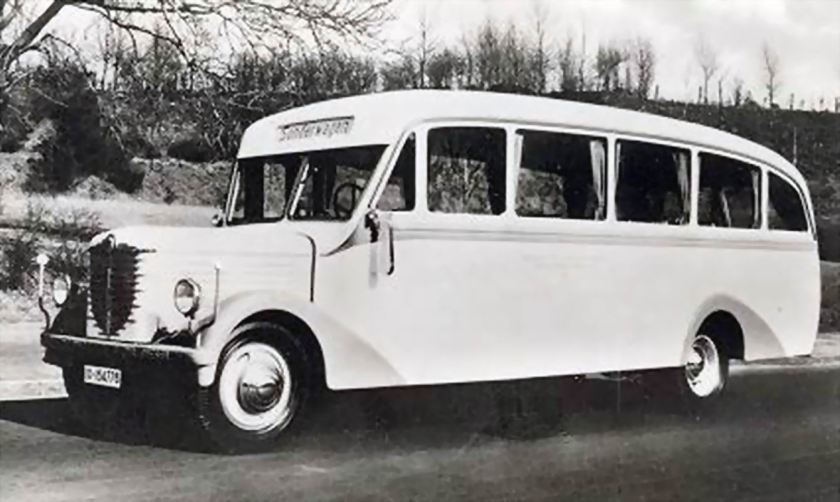 1939 Büssing omnibus Baydekarte