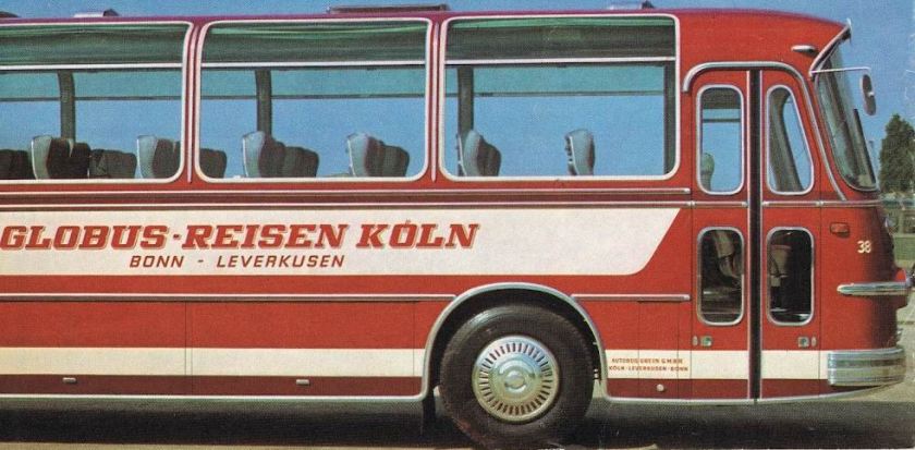 1970 BüSSING 2a Globus Reisen Bonn