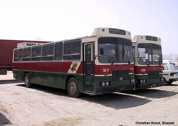 1982 WBX-MAN a Sharjah-UAE arev Büssing MAN -Avtomontaza Bus