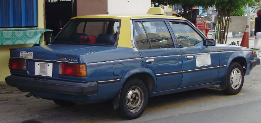 1984 Toyota Corona (CT141) (rear), Sungai Besi Taxi
