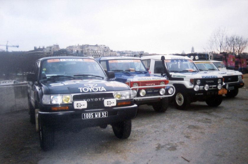 1992 Toyota Land Cruiser of the Rally Dakar, 1992 in Paris