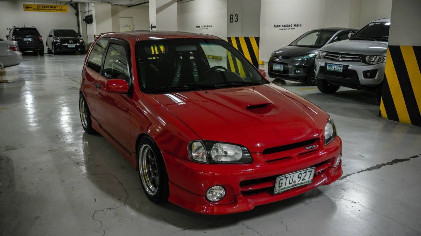 1998 Toyota Starlet Glanza V (EP91) exported to The Philippines and converted to left hand drive