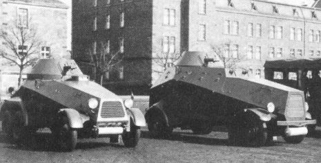 Bussing NAG [6 wheel] and Daimler L2000 armoured cars