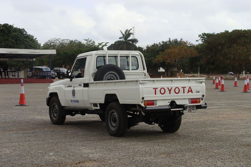 Ghana Police Toyota Land Cruiser J70 pickup