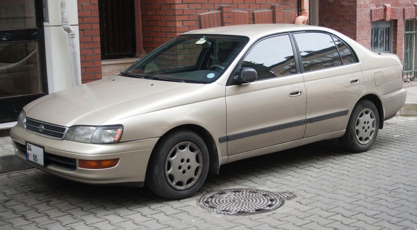 Toyota Corona 2.0 GLi (ST191). Most European markets received this car as the Carina E.