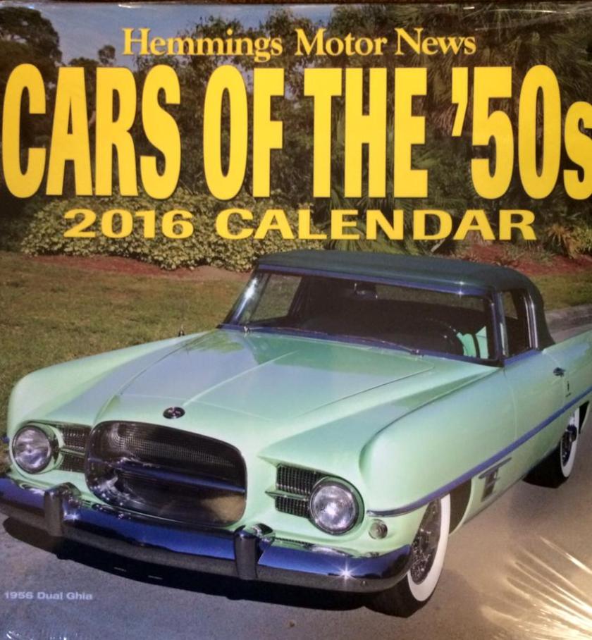 1956 Dual Ghia on Hemmings Motor News 2016 Calandar