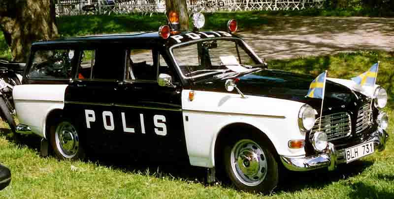 1969 Volvo 221-341 S Amazon Station Wagon Police