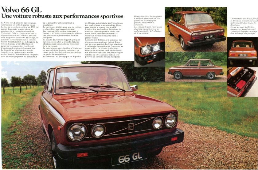 1976 Volvo 66 Brochure
