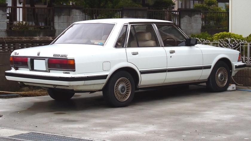 1983 Toyota Mark II sedan 1983 Rear