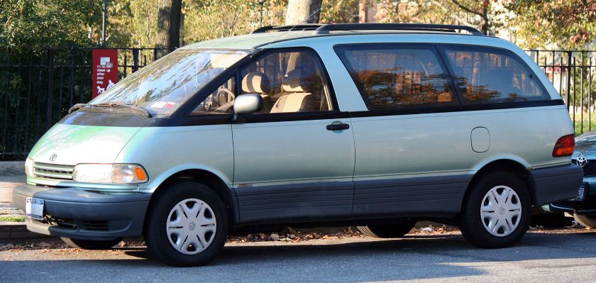 1997 Toyota Previa S-C AWD - a supercharged, all-wheel drive grocery getter.
