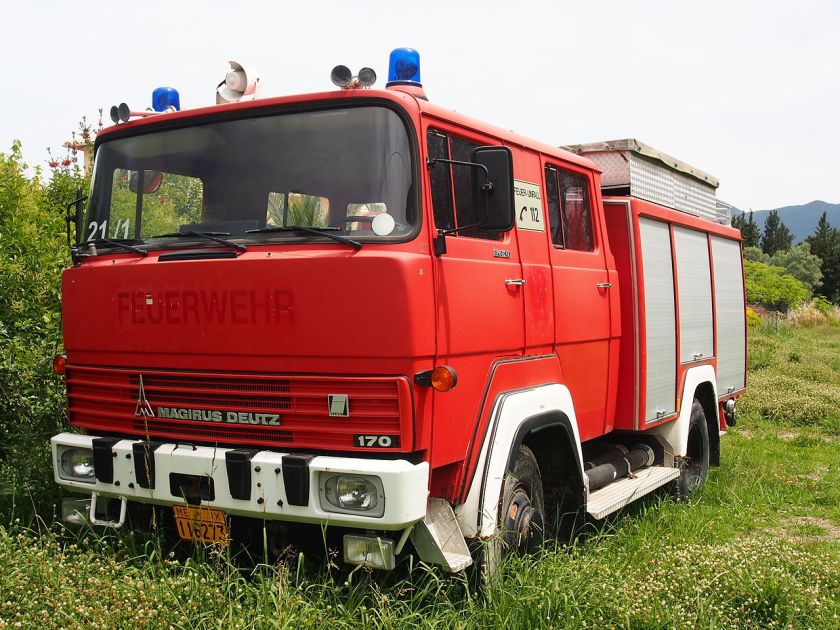 Magirus Deutz 170 fire engine TLF 16 dumped Vasiliki, Greece,1