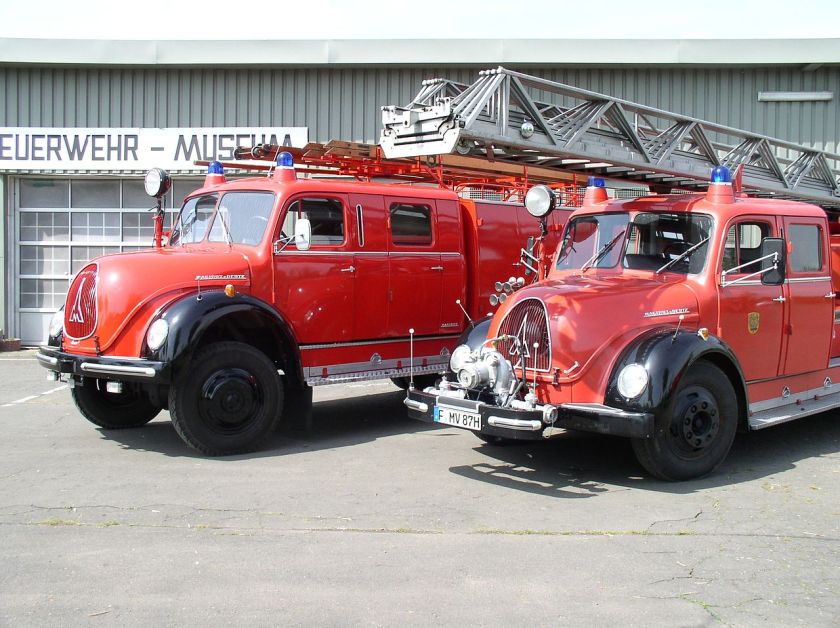 Magirus Deutz FRA_Feuerwehr-Museum_Trucks