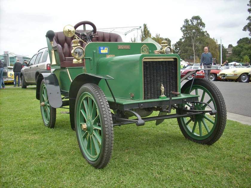 1905 Rover 6 hp open 2-seater single-cylinder 780 cc