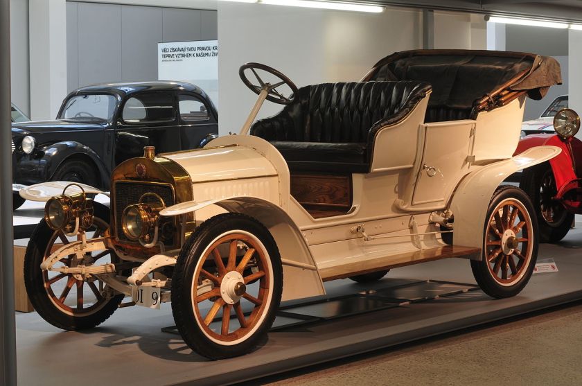 1908-09 Laurin &amp; Klement G (GR4) v muzeu Škoda