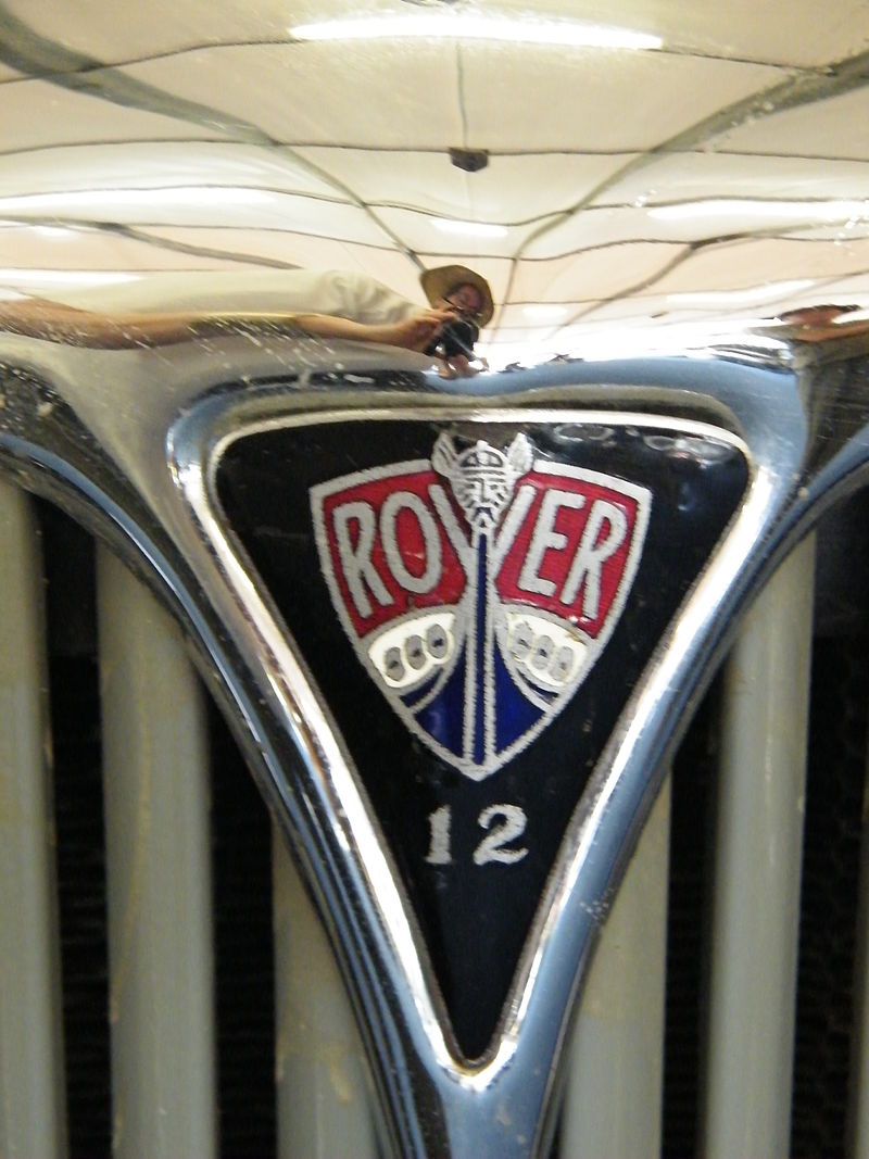 1934 Rover 12 sports bonnet badge (5625081813)