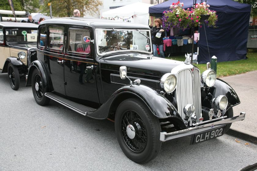 1935 Rover P1 (DVLA) first registered 31 December 1935, 1479cc