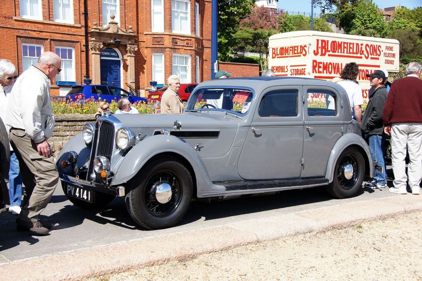 1937 Rover Sports Saloon (DVLA) 1600cc first registered 30 April 1937