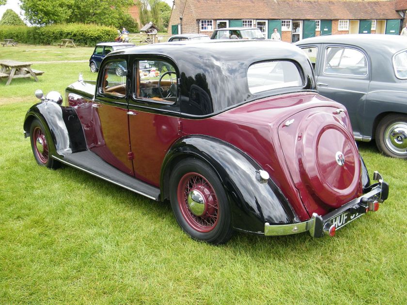 1947 Rover 16 four-light sports saloon HUF396 (DVLA) first registered 12 June 1947, 2147 cc a