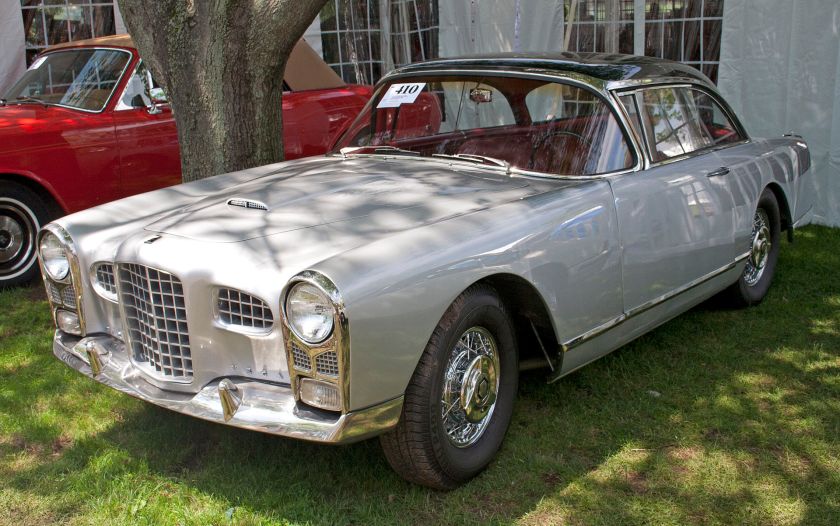 1956 Early Facel Vega FVS (1956 FV2B), combining the first front design with panoramic windshield
