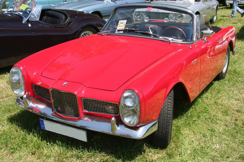1959-63 Facel Vega, french sportscar, made by Facel from 1954 to 1964 in different evolution steps, this model is one of the later cars (Facellia F-2)