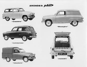 1960 simca aronde p60d commercial vehicles