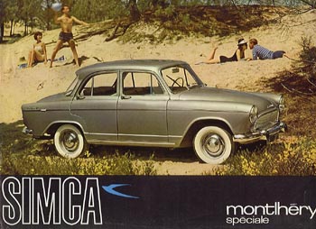 1960 simca monthéry p60b ad