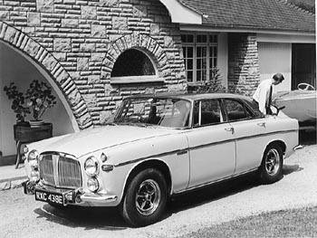 1967 rover 3.5coupe bw