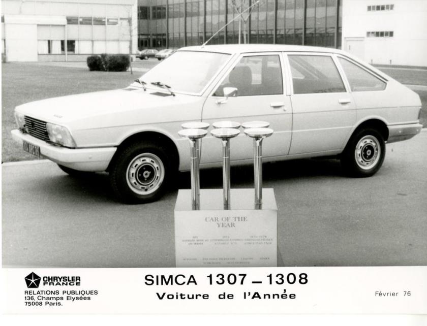 1976 Simca 1307-1308 Auto v t jaar