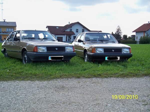 1977 Simca SX and right is a GLS