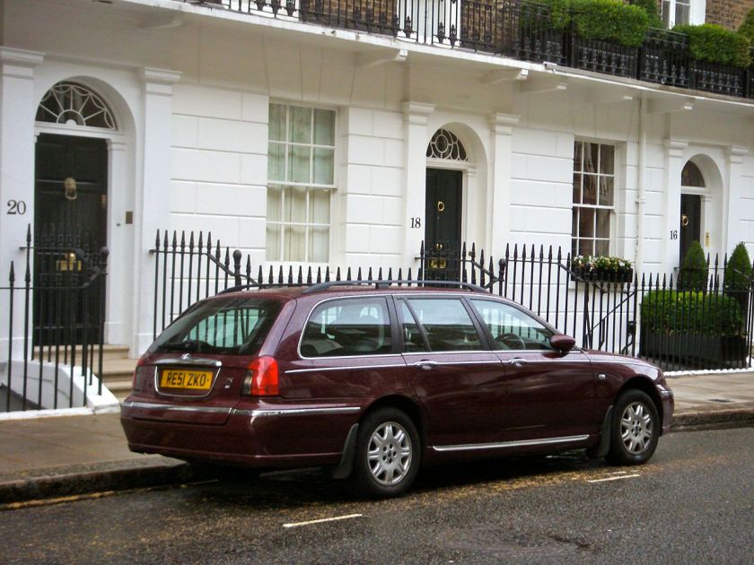 2001 Rover 75 Tourer rear