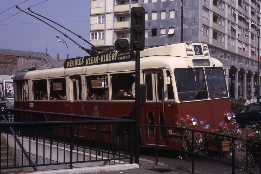 Somua Trolleybus Mulhouse TCM 1966 - ligne2