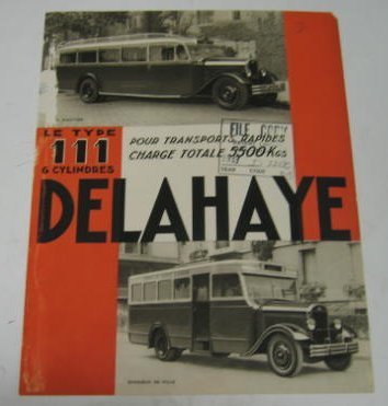 1933 Delahaye Boek 1933