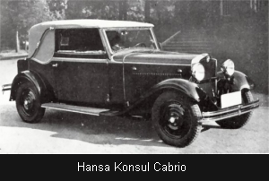 1937 hansa konsul Cabrio
