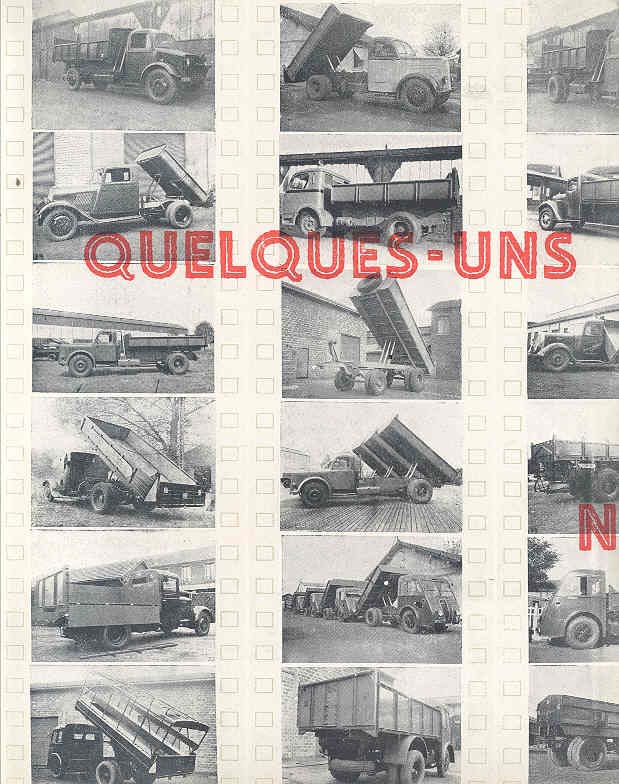 1949 Samua Renault Saviem Latil Willeme Truck Brochure wn7545-2DDQUM b