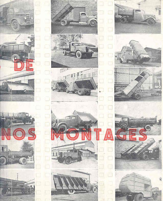 1949 Samua Renault Saviem Latil Willeme Truck Brochure wn7545-2DDQUM c