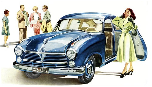 1953 Borgward Hansa 2400 Limousine ad