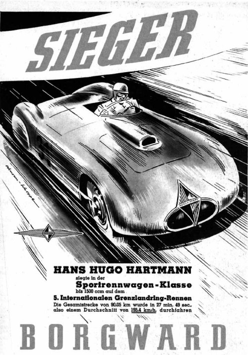 1953 Borgward Sieger 5 ad
