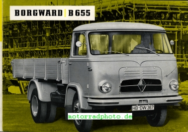 1959 Borgward LKW Prospekt LKW B655