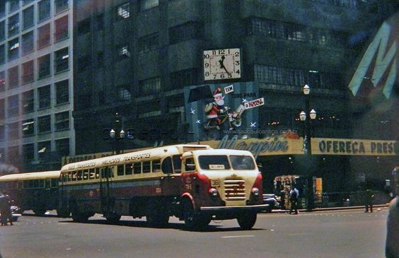 1960 FNM Bus from CMTC in Sao Paulo, Brazil