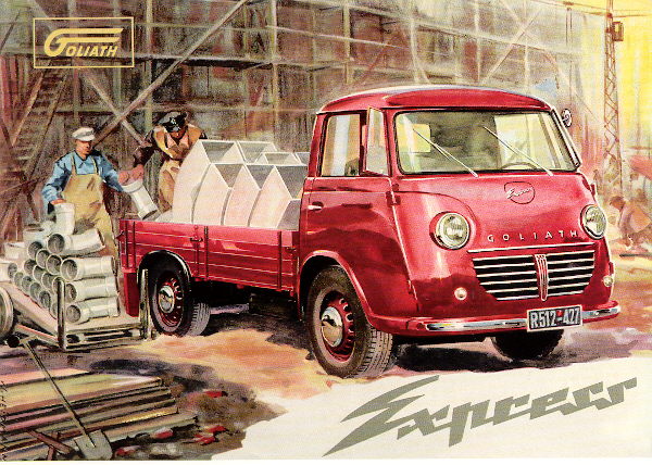 1960 Goliath Express Reklame
