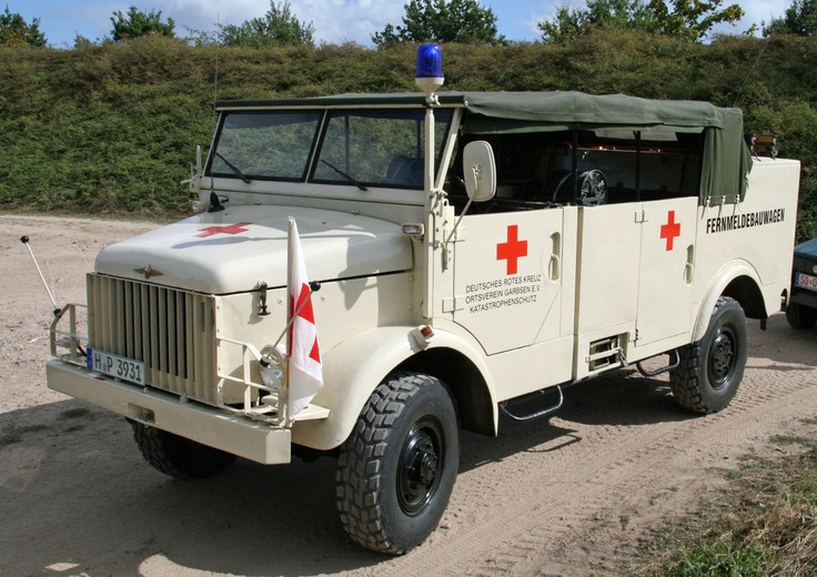 1960 Red Cross Borgward truck