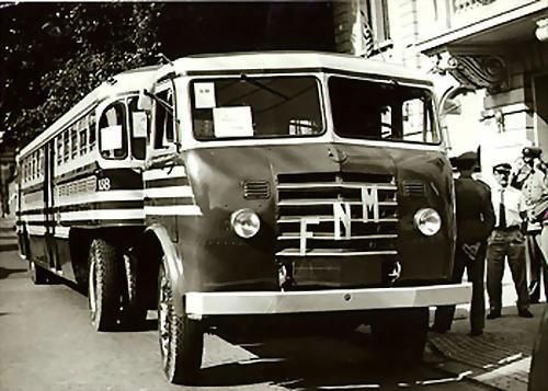 1960's FNM Alfa Romeo Truck - for transport of PASSENGERS in RIO DE JANEIRO