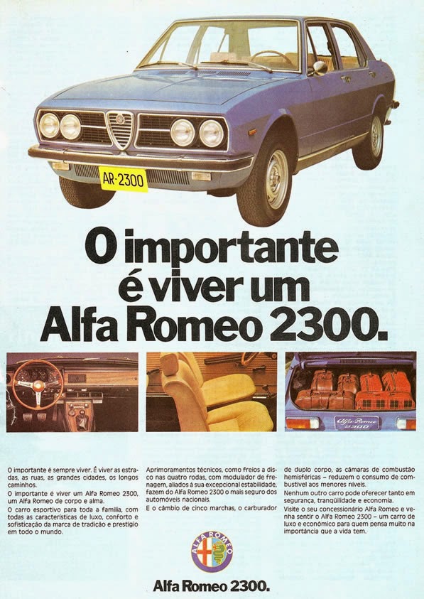 Alfa Romeo 2300 75 propaganda