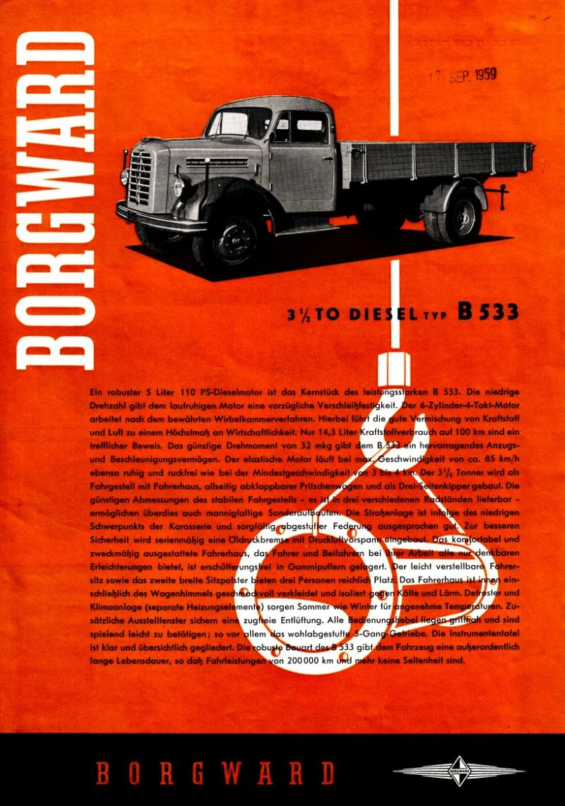 Borgward b533-a folder