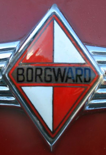 Borgward-Emblem auf Lkw Borgward B 2500