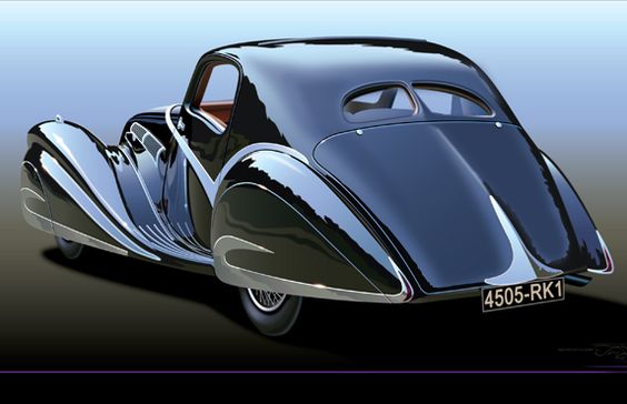 Delahaye 135 Art Deco on Wheels - Beautiful