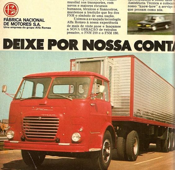 FNM  Brazilian Alfa Romeo Truck - adv